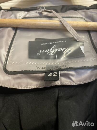 Пальто пуховик женское зимнее 42