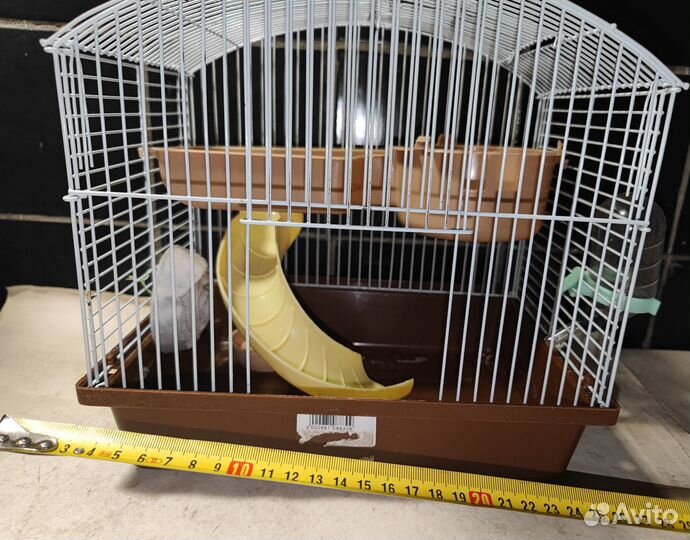 Клетка металлическая для грызунов 27x20x26 см