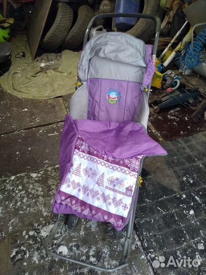 Коляска санки