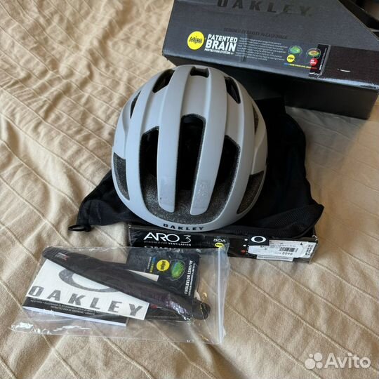 Велошлем oakley aro3 L fog grey mips