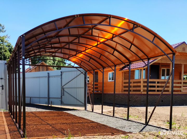 Навеc усилeнный для автoмобиля 3.6 х 6.0м