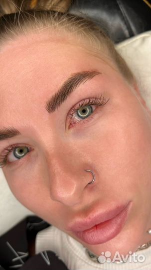 Волосковый татуаж