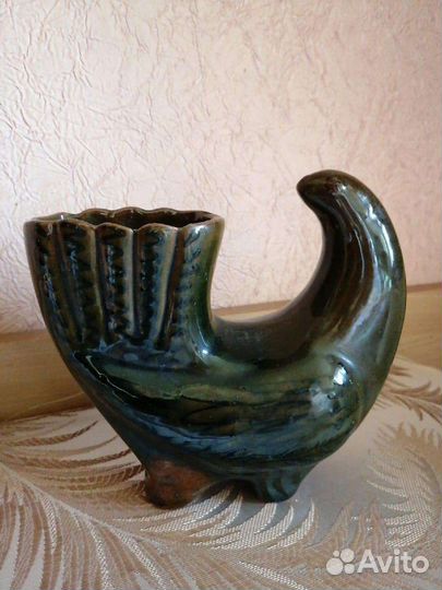 2шт. Солфетница голубь/обливная керамика