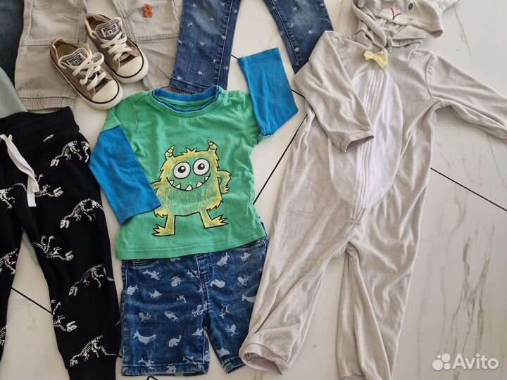 Детские вещи пакетом на мальчика 86 92