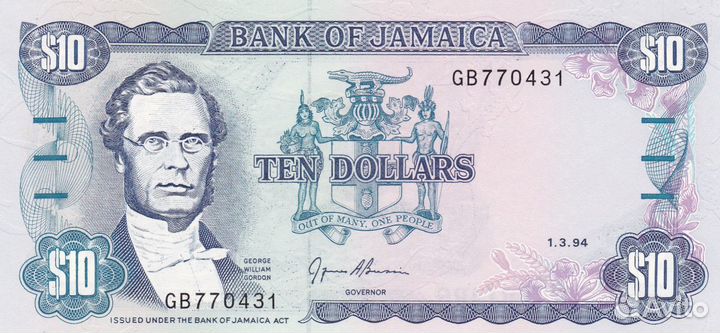 Банкноты Ямайка