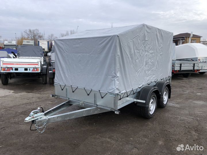 Прицеп Трейлер 2осный 3,0х1,5 тент скос 1,5 м