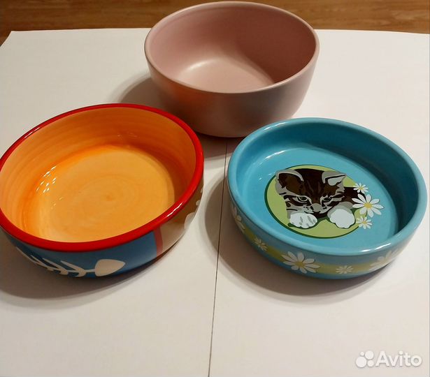 Керамические Миски для животных комплект