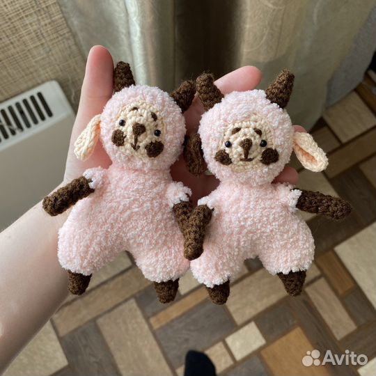 Брелок ручной работы козлик