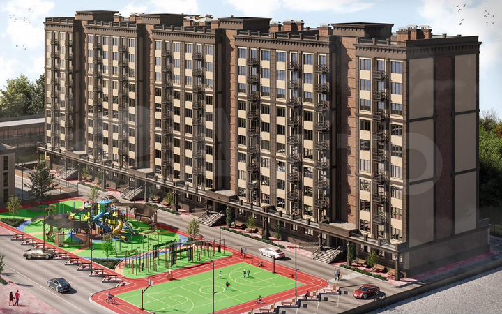 3-к. квартира, 98 м², 5/10 эт.