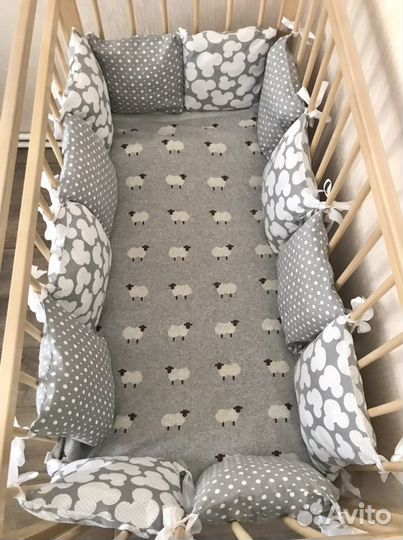 Бортики в детскую кроватку