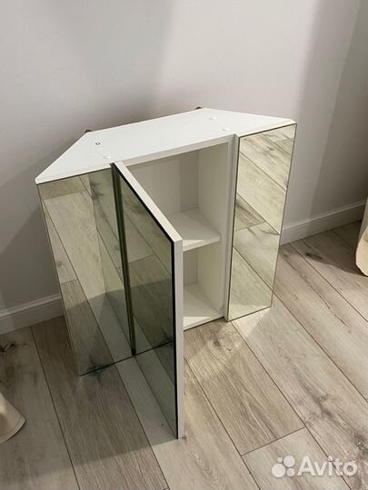 Зеркало полка для ванной