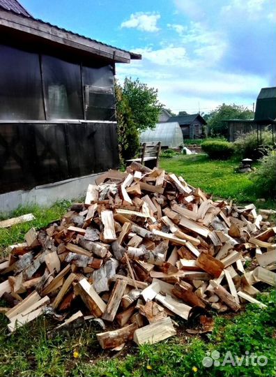 Дрова с доставкой в укладку любого объема