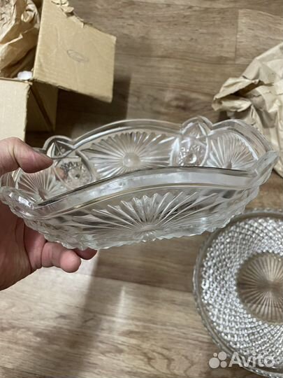 Салатники хрусталь СССР