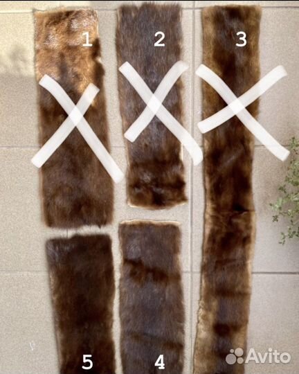 Мех норки шкурки