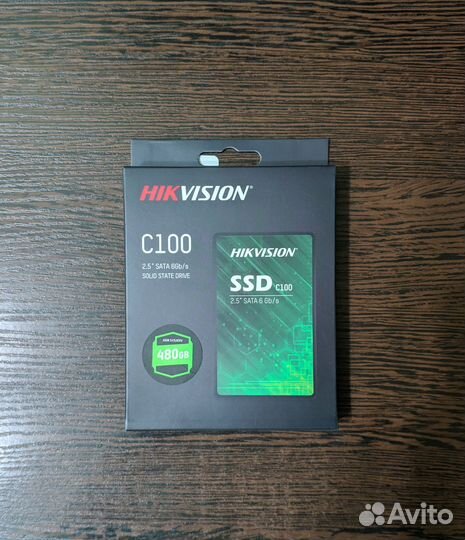 Новый SSD Диск Hikvision C100 480GB