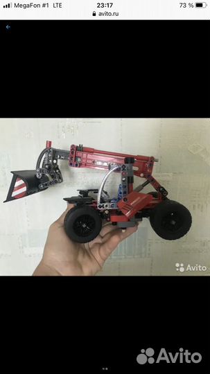 Lego technic погрузчик мотоцикл