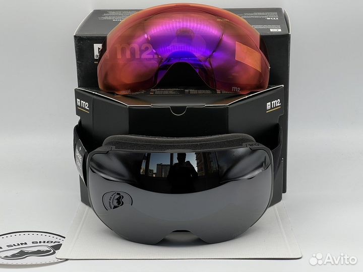 Сноуборд маска Anon M2 Onyx + Violet