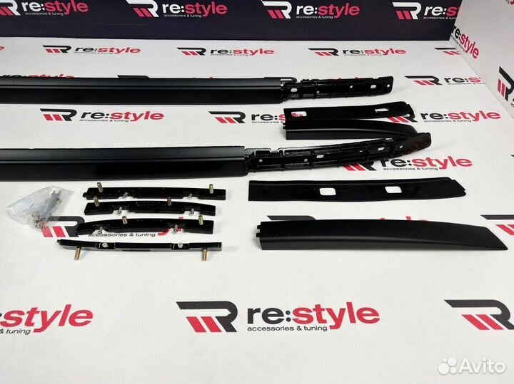 Рейлинги Mitsubishi Outlander с13г Черные N2050