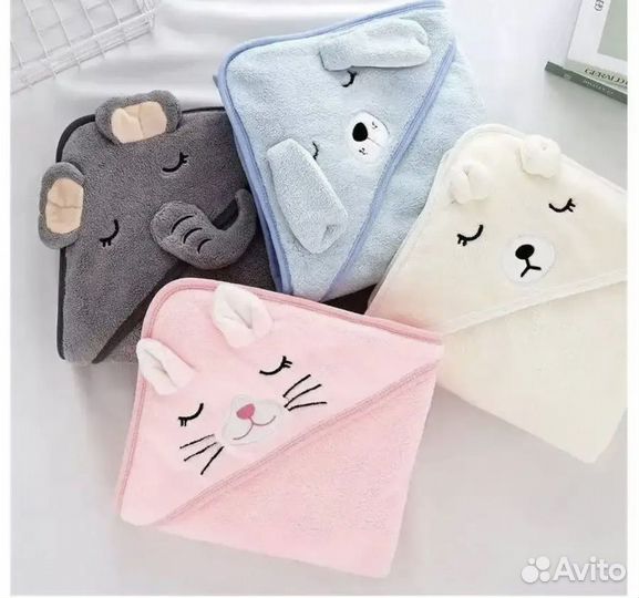 Новый детский полотенца на кнопках