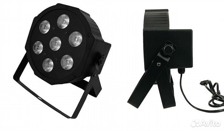 Светодиодный проектор rgbw 7в1 84Вт