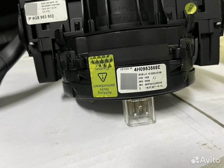 Подрулевой переключатель ауди Vag 4G8 953 502