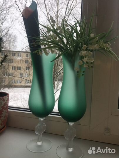 Свадебные бокалы для декупажа