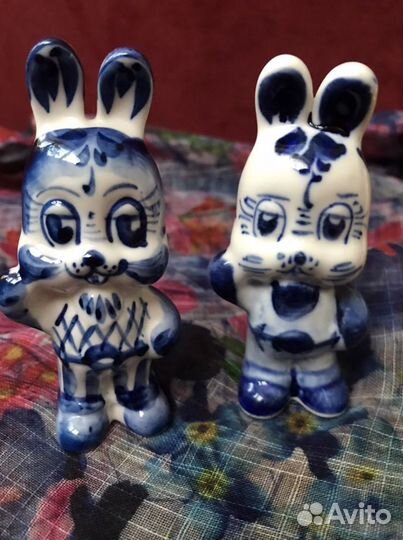 Фигурки фарфоровы Гжель СССР