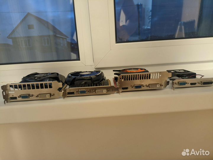 Видеокарты gt240, gt710, gtx 550ti, gts450