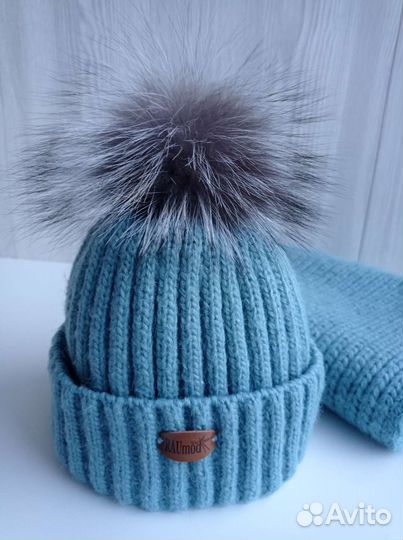 Набор шапка шарф