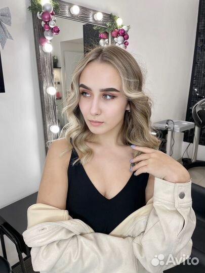 Окрашивание волос + стрижка в подарок