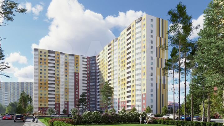 Квартира-студия, 37,2 м², 2/18 эт.
