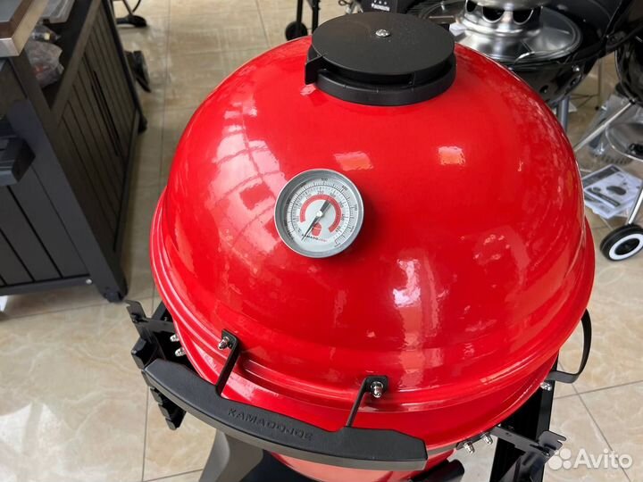 Угольный Гриль KamadoJoe Kettle Joe Red гриль, 57