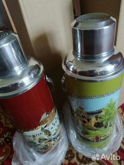 Термос Времена СССР.(2шт) Новые в коробке