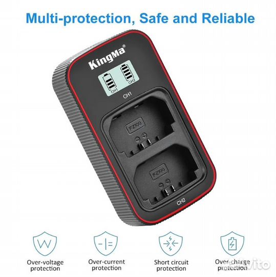 Двойное зарядное устройство для Sony NP-FZ100