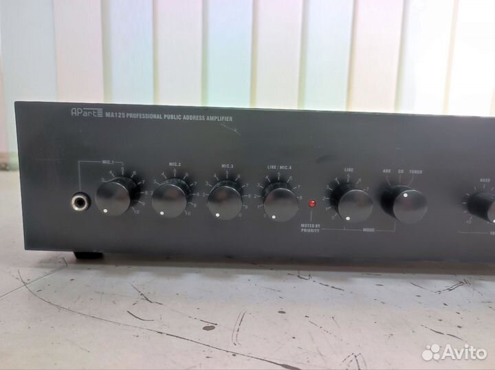 Микшер-усилитель трансляционный Apart MA125