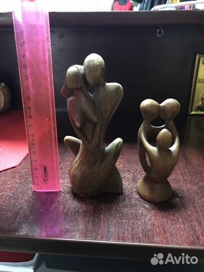 Деревянные фигурки для интерьера