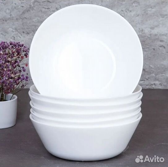 Тарелки десертные и маленькие салатники