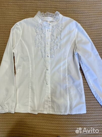 Рубашка + водолазка для девочки 128