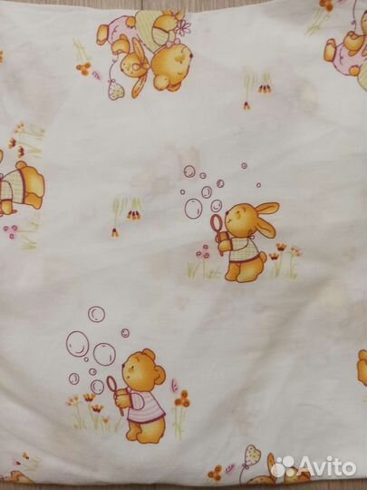 Простынь на резинке 120 60