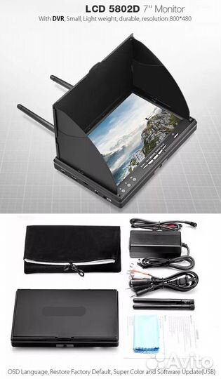 EV800D 800DM Cobra X DJI FPV очки SkyZone EV100