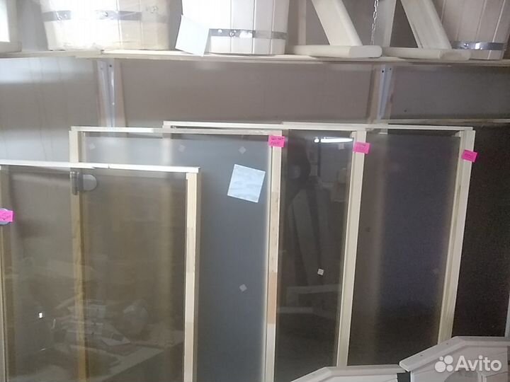 Двери стеклянные 1800*700;1700*700для Бани и Сауны