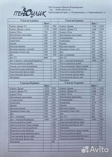 Улей на 10 рамок с двумя магазинами
