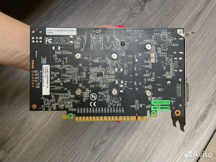 Видеокарта gtx 1050 ti 4gb