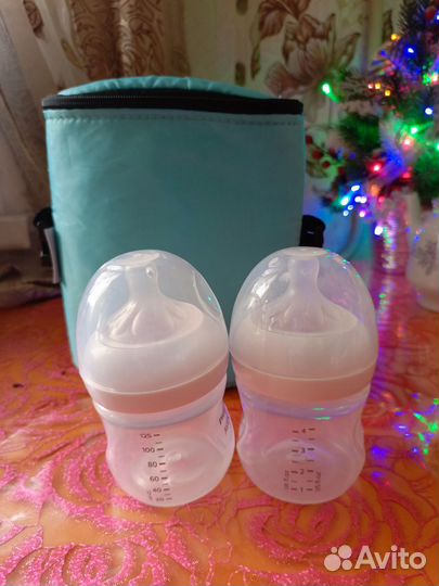 Бутылочки avent новые и термо сумка