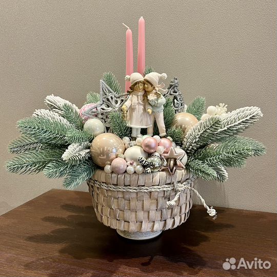 Подсвечник новогодний