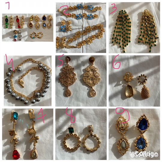 Серьги/клипсы Oscar de la renta