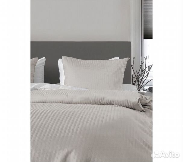 Постельное белье GoodNight Страйп-сатин евро (с на
