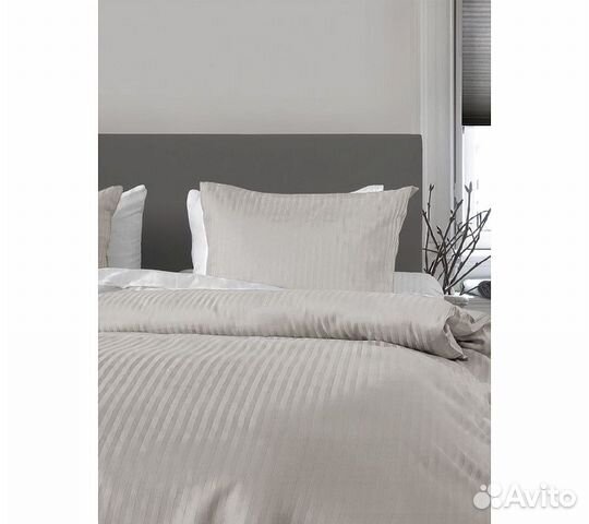 Постельное белье GoodNight Страйп-сатин евро (с на