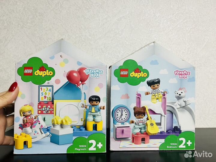 Lego dupli домик-комната в коробочке.Два набора