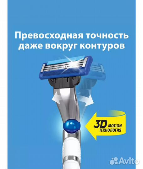 Сменные Кассеты Gillette Mach3 Turbo, 8шт